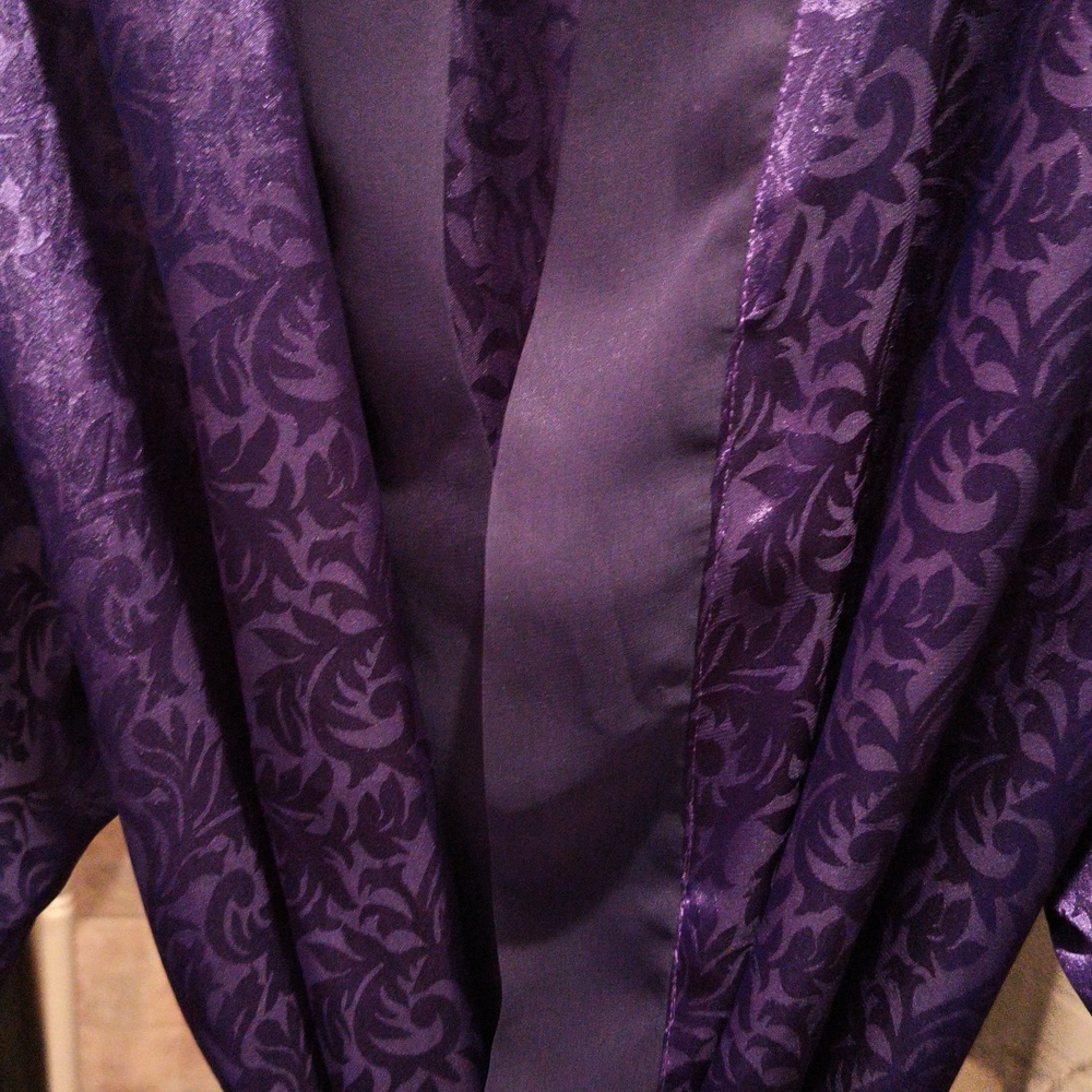 FINAL PRICE Cacique Purple Lingerie With Black Trim Size Large - Picture 14 of 15